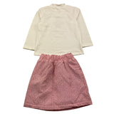 MONO STAR completo 2 pezzi shirt-gonna Bianco per Neonata M400 BIANCO MONO STAR 