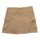 Lu Lu By Miss Grant Gonna Tinta Unita con Zip per Bambina LL3407 SABBIA LU LU BY MISS GRANT 