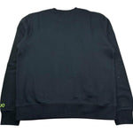 Sun68 Felpa Chiusa Girocollo Tinta Unita con Logo per Bambino F31310 NERO SUN68 