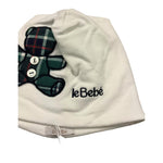 LE BEBE' cappello tinta unita cn stampe orso Bianco per Neonato LBB5136 BIANCO LE BEBE' 