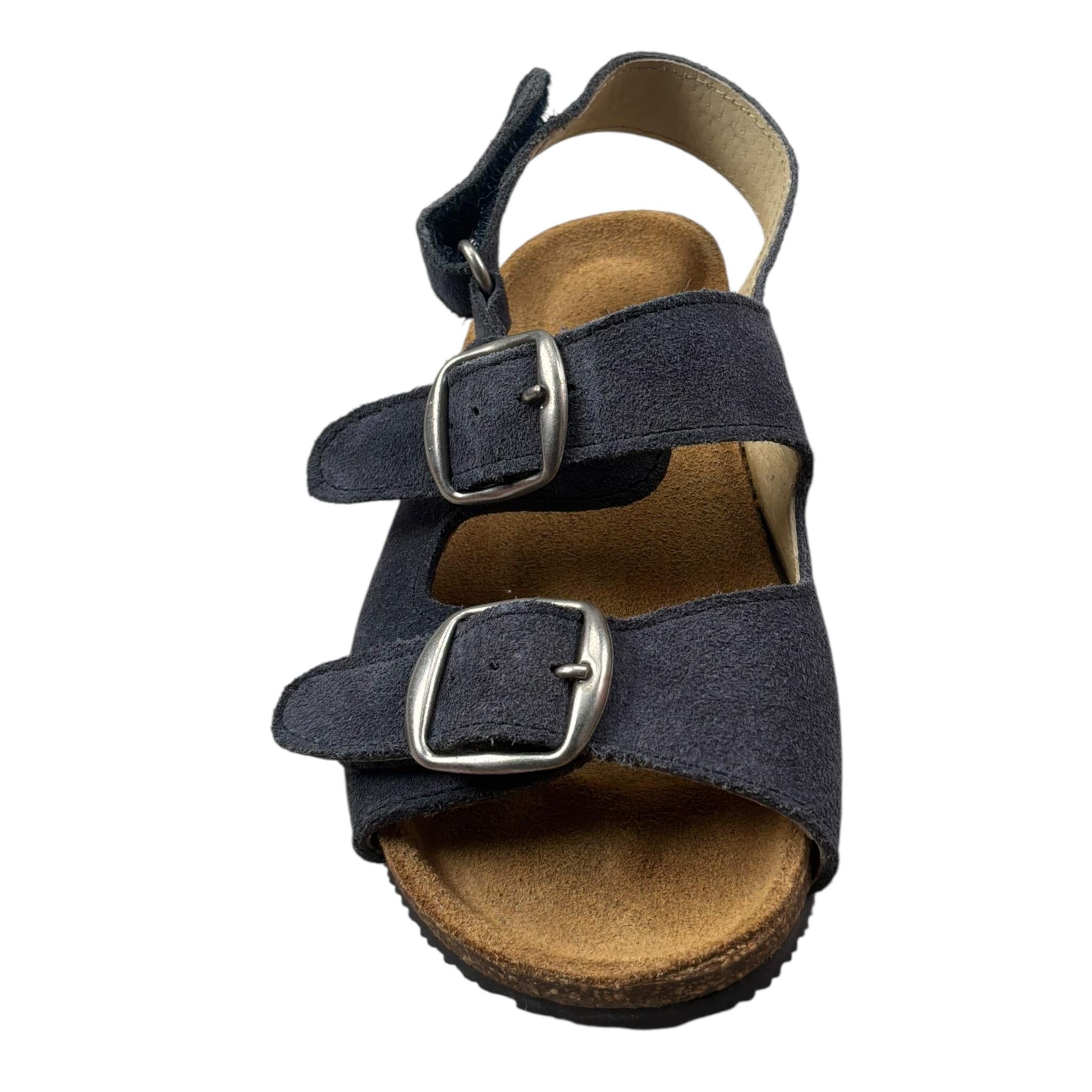 Panyno Sandalo Tinta Unita con Fibie per Bambino AC2801 BLU PANYNO 