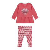 Guess Completo 2 Pezzi Shirt-Leggins per Neonata A5RG05K6YW4 ROSA GUESS 