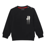 John Richmond Felpa Tinta Unita con Stampa per Neonato RIA24072FE NERO JOHN RICHMOND 