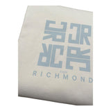 John Richmond Coperta Tinta Unita con Stampa per Neonato RLP26003CE BIANCO/AZZURRO JOHN RICHMOND 