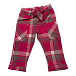 EMC pantalone tinta unita con fantasia a quadri Fuxia per Neonata BZ7089 FUXIA EMC 