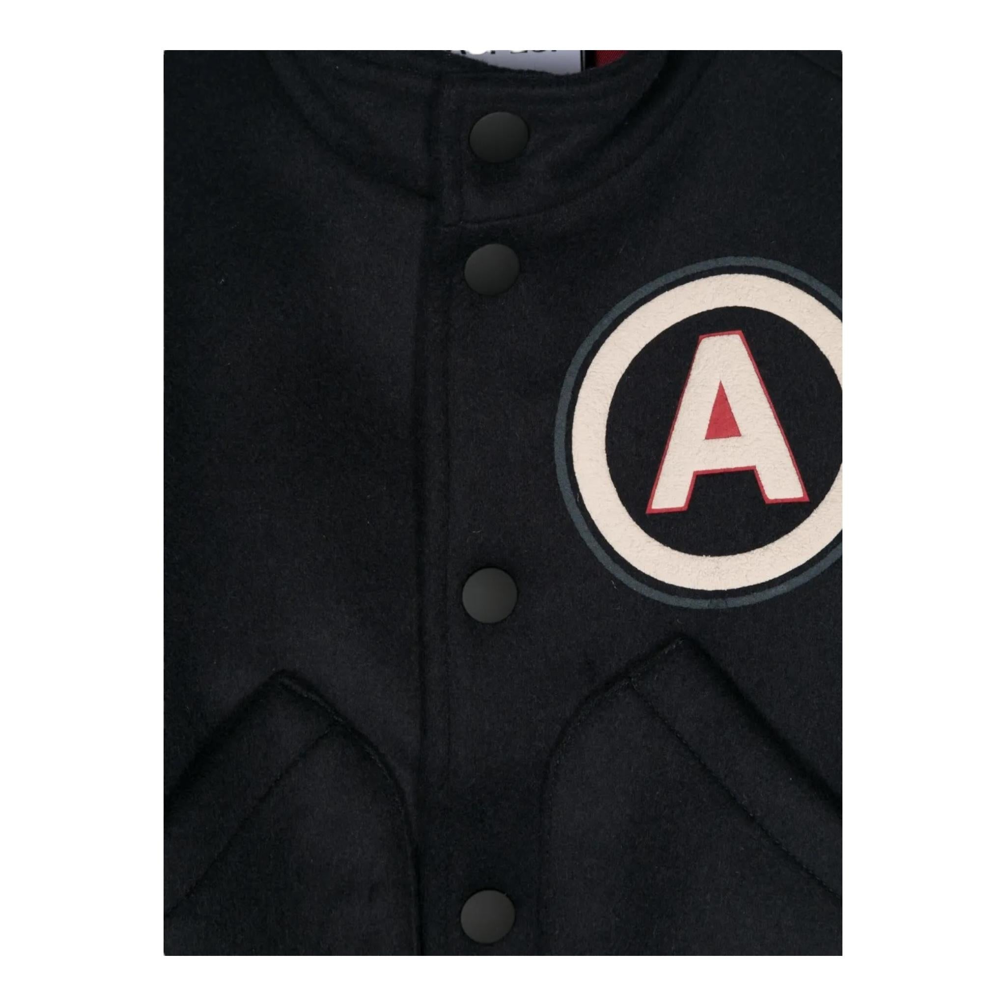 ASPESI giubbino tinta unita con maniche in contrasto Nero per Bambino F24042GMW0061 NERO ASPESI 