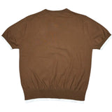 Paolo Pecora T-Shirt Tinta Unita Girocollo per Bambino PP4272 MARRONE PAOLO PECORA 