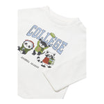 MAYORAL shirt girocollo tinta unita con stampa in contrasto Bianco per Bambino 2032J BIANCO MAYORAL 