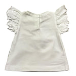 Liu Jo T-Shirt Tinta Unita Girocollo con Stampa per Neonata HA5064 BIANCO LIU JO 