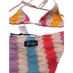 Saint Barth Costume 2 Pezzi Triangolo-Slip Multicolor per Bambina HOL00011 MULTICOLOR SAINT BARTH 