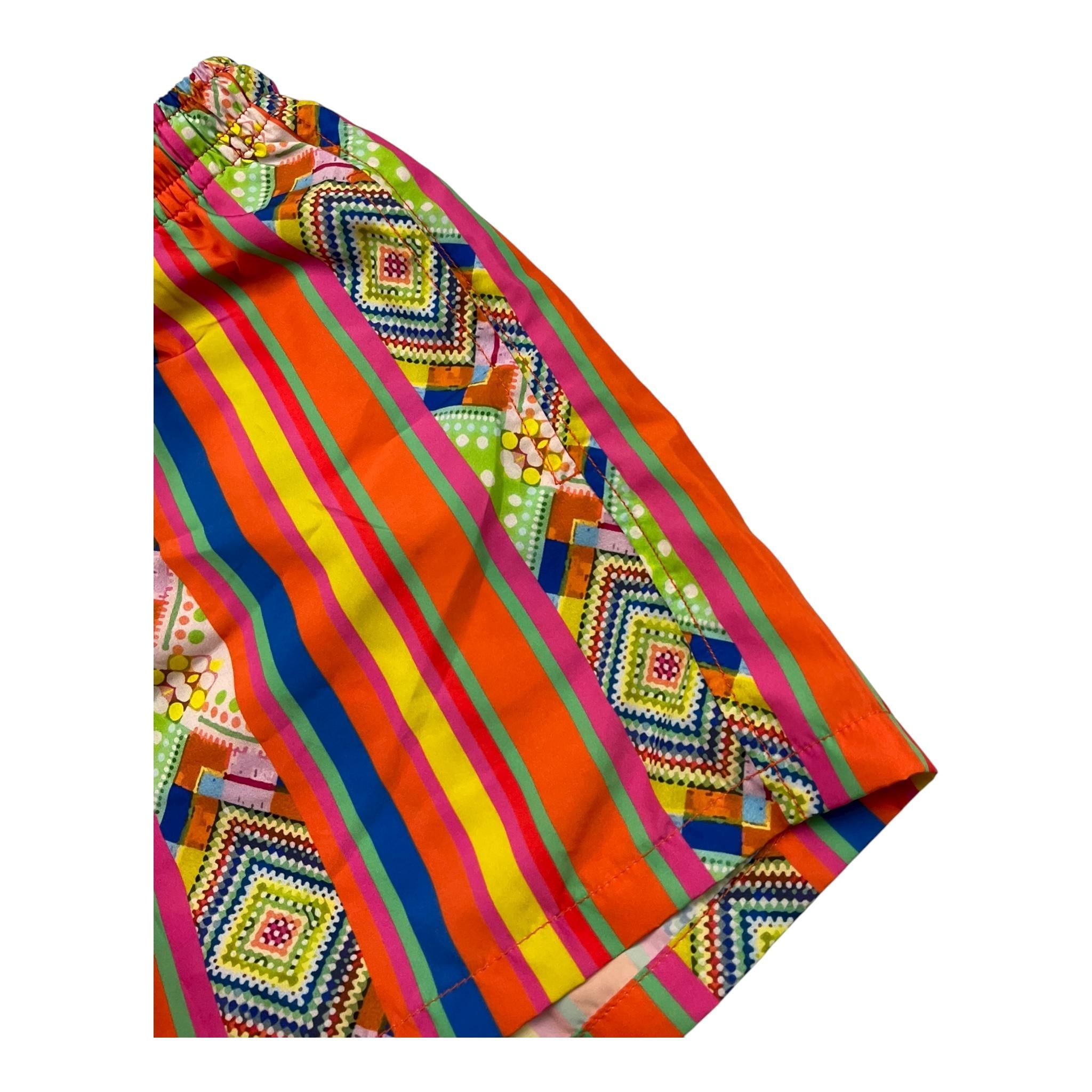 Nosbeachwear Costume Modello Boxer Tinta Unita con Stampa per Bambino KIDS23 MULTICOLOR NOSBEACHWEAR 