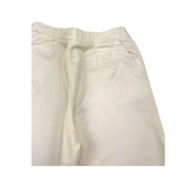 Elisabetta Franchi Pantalone Tuta Tinta Unita con Stampa Logo Panna per Bambina