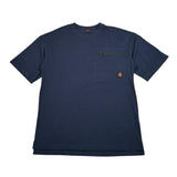 Refrigiwear T-Shirt Girocollo Tinta Unita con Taschino per Bambino 116TRMJS25 BLU REFRIGIWEAR 