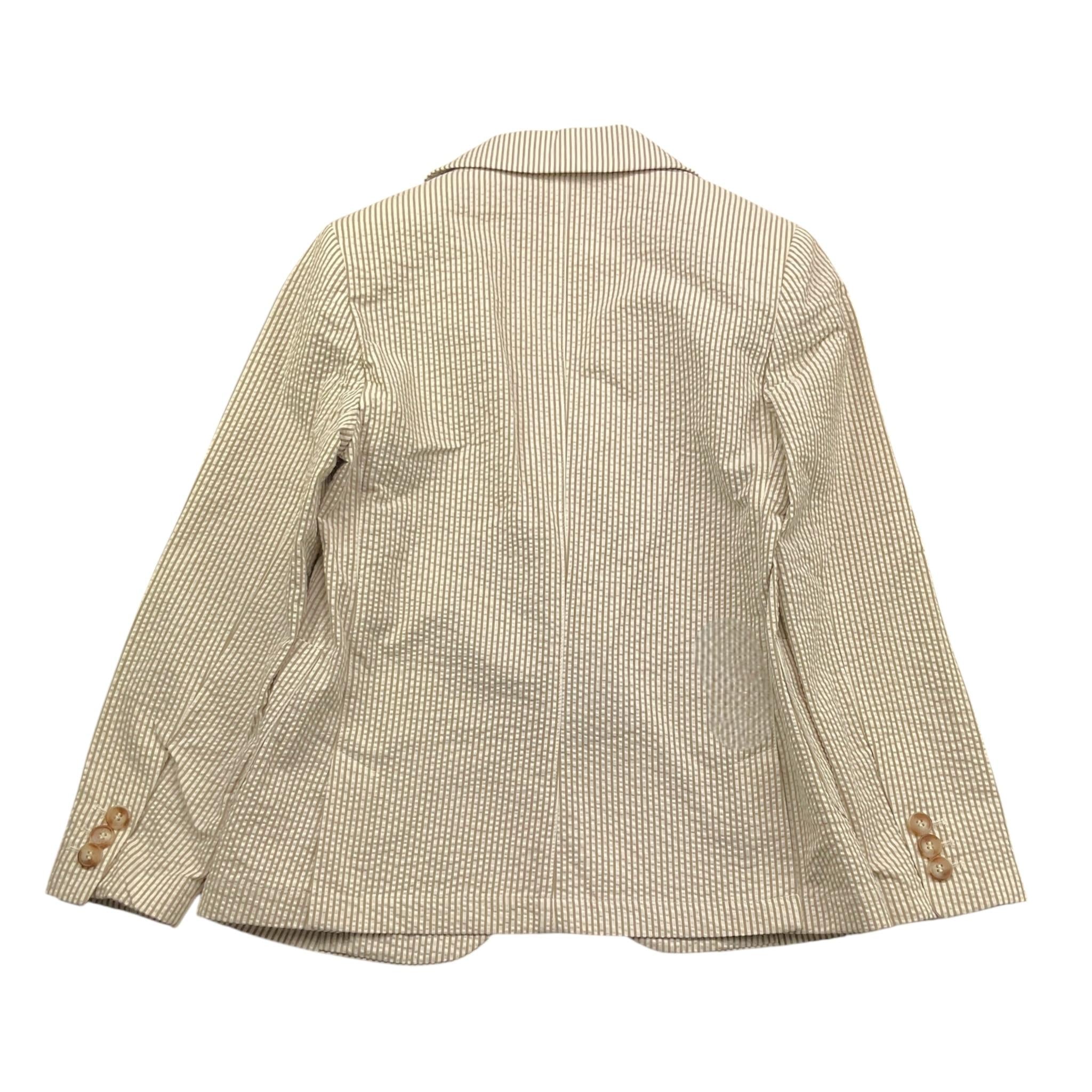 Fay Giacca Tinta Unita con Fantasia A Righe per Bambino FSP64G0078 BEIGE FAY 