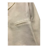 Please Giacca Tinta Unita Monopetto Beige Per Bambino