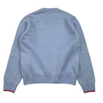 SAINT BARTH maglia girocollo tinta unita con stampa  Celeste per Bambina PRC0001X CELESTE SAINT BARTH 