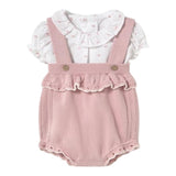 Mayoral Completo 2 Pezzi Ghettina-Camicia per Neonata 1661 BIANCO/ROSA MAYORAL 