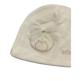 LE BEBE' cappell in ciniglia tinta unita con fiocco Bianco per Neonata LBG5938 BIANCO LE BEBE' 