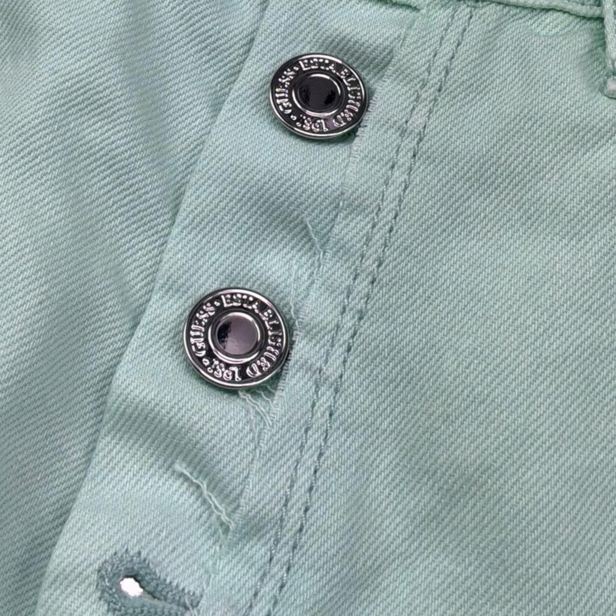 Guess Short Tinta Unita con Elastico In Vita per Bambina J5GD29WH6L0 VERDE GUESS 