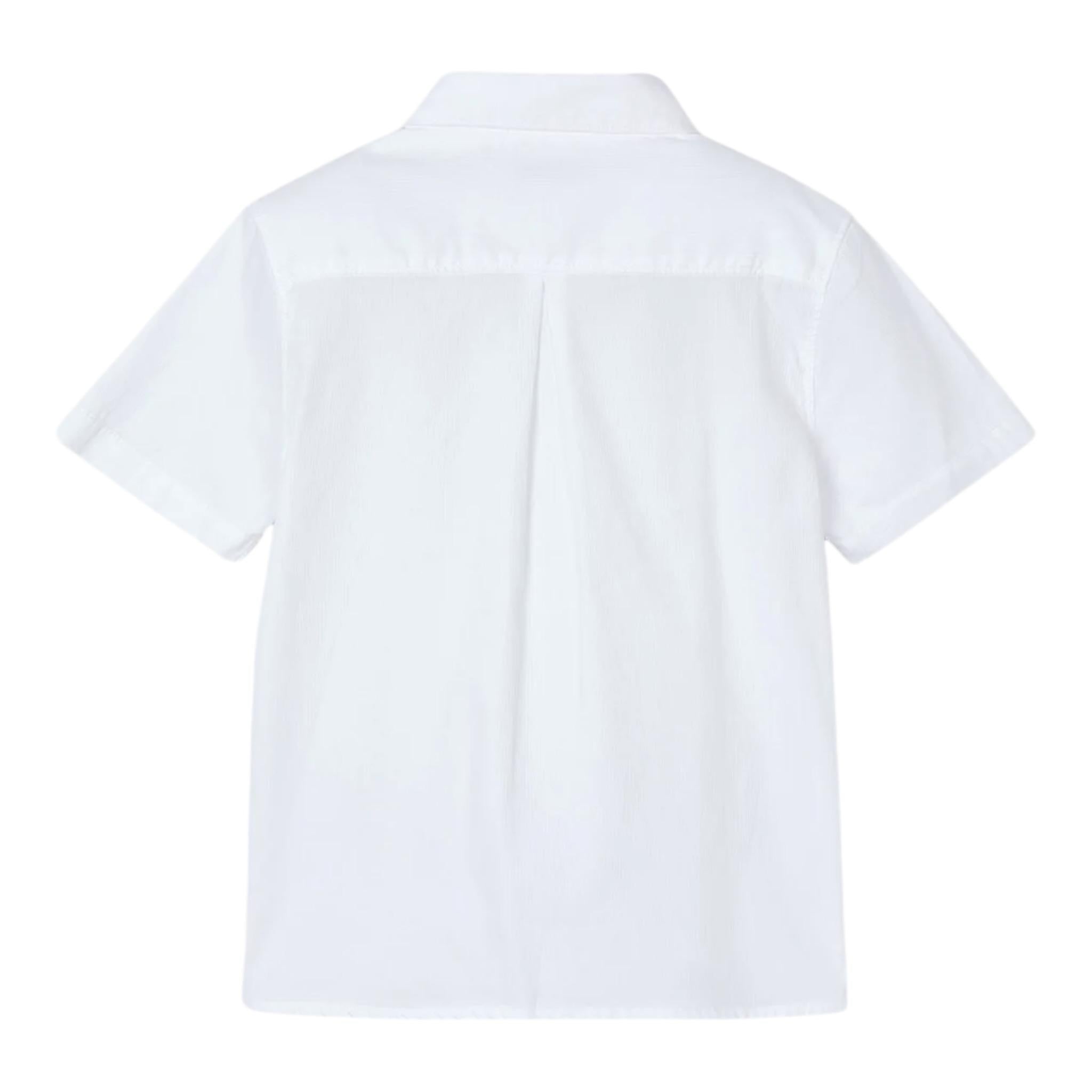 Mayoral Camicia Mezza Manica Tinta Unita per Bambino 3112 BIANCO MAYORAL 