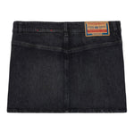 Diesel Gonna In Denim Tinta Unita con Zip per Bambina J02162 NERO DIESEL 