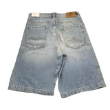 Replay Bermuda In Denim Tinta Unita con Strappi per Bambino SB9545 AZZURRO REPLAY 