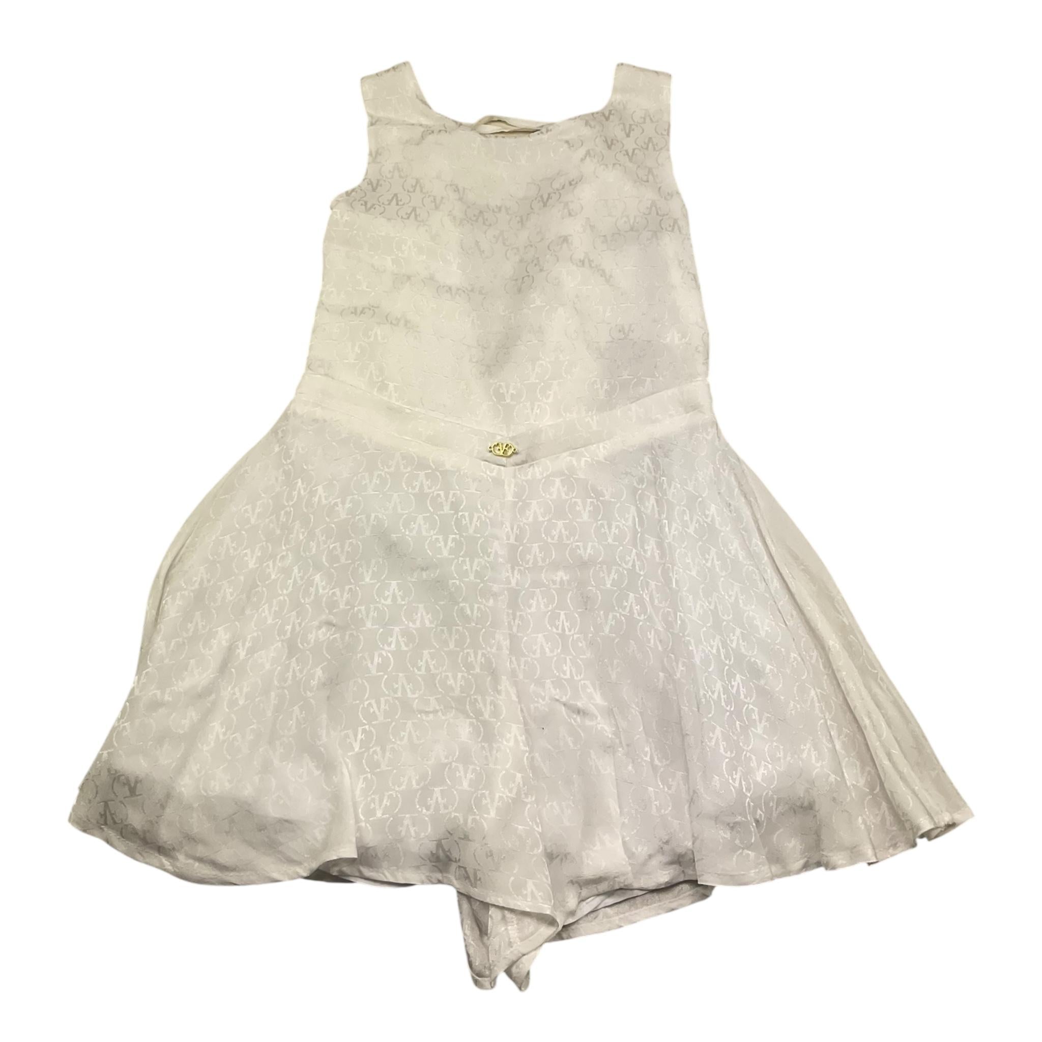 Fun & Fun Tuta Intera Corta Tinta Unita per Bambina FNCJJP01088 BIANCO FUN & FUN 