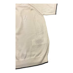 maglia girocollo mezza manica tinta unita PP3985 BIANCO PAOLO PECORA 