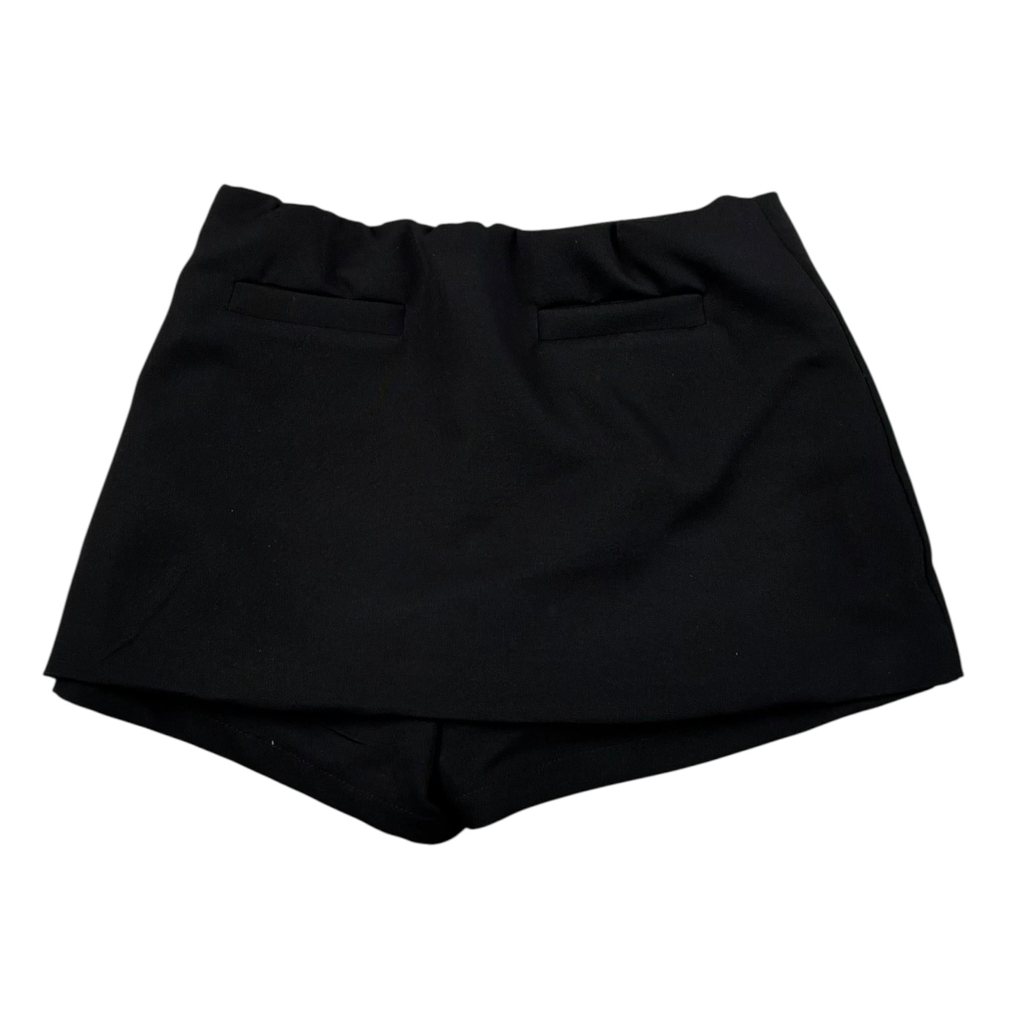 Lu Lu By Miss Grant Short Tinta Unita Modello Gonna per Bambina LL3461 NERO LU LU BY MISS GRANT 