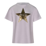 Marc Ellis T-Shirt Tinta Unita con Stampa per Bambina JMJTS01258 BIANCO MARC ELLIS 