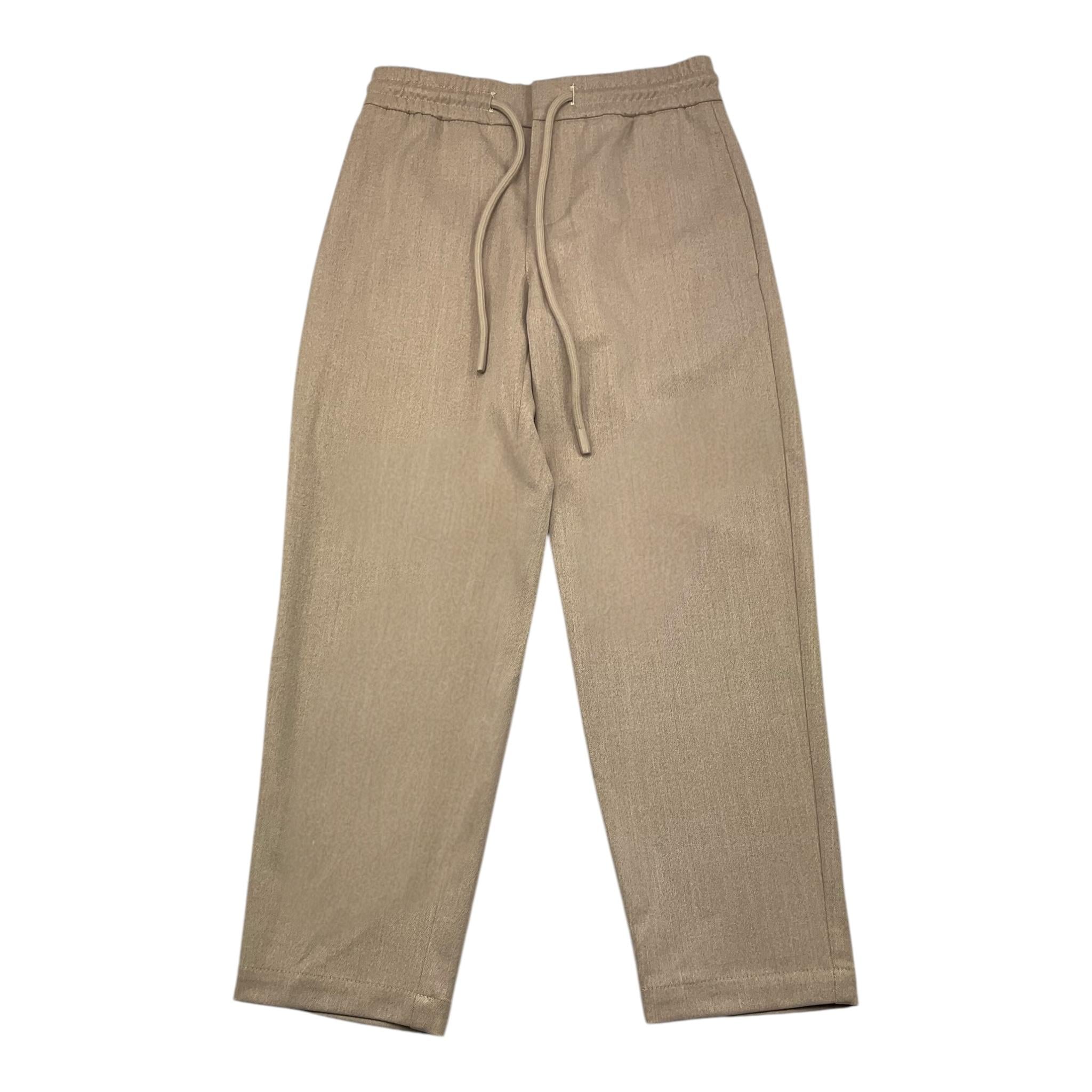 TRUSSARDI pantalone tinta unita con elastico in vita Beige per Bambino TBA25045PA BEIGE TRUSSARDI 