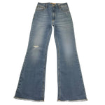 Kocca Jeans Tinta Unita Modello Zampa per Bambina OKIKA AZZURRO Kocca 