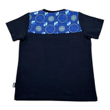 Daniele Alessandrini T-Shirt Girocollo Tinta Unita con Logo per Bambino 1296M00036J BLU DANIELE ALESSANDRINI 