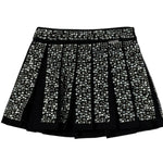 John Richmond Gonna Tinta Unita con Applicazioni per Bambina RGP26115GO NERO JOHN RICHMOND 