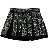 John Richmond Gonna Tinta Unita con Applicazioni per Bambina RGP26115GO NERO JOHN RICHMOND 