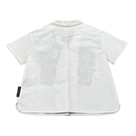 John Richmond Completo 2 Pezzi Short Tinta Unita con Stampa-Camicia per Bambina RGP26126CE BIANCO JOHN RICHMOND 