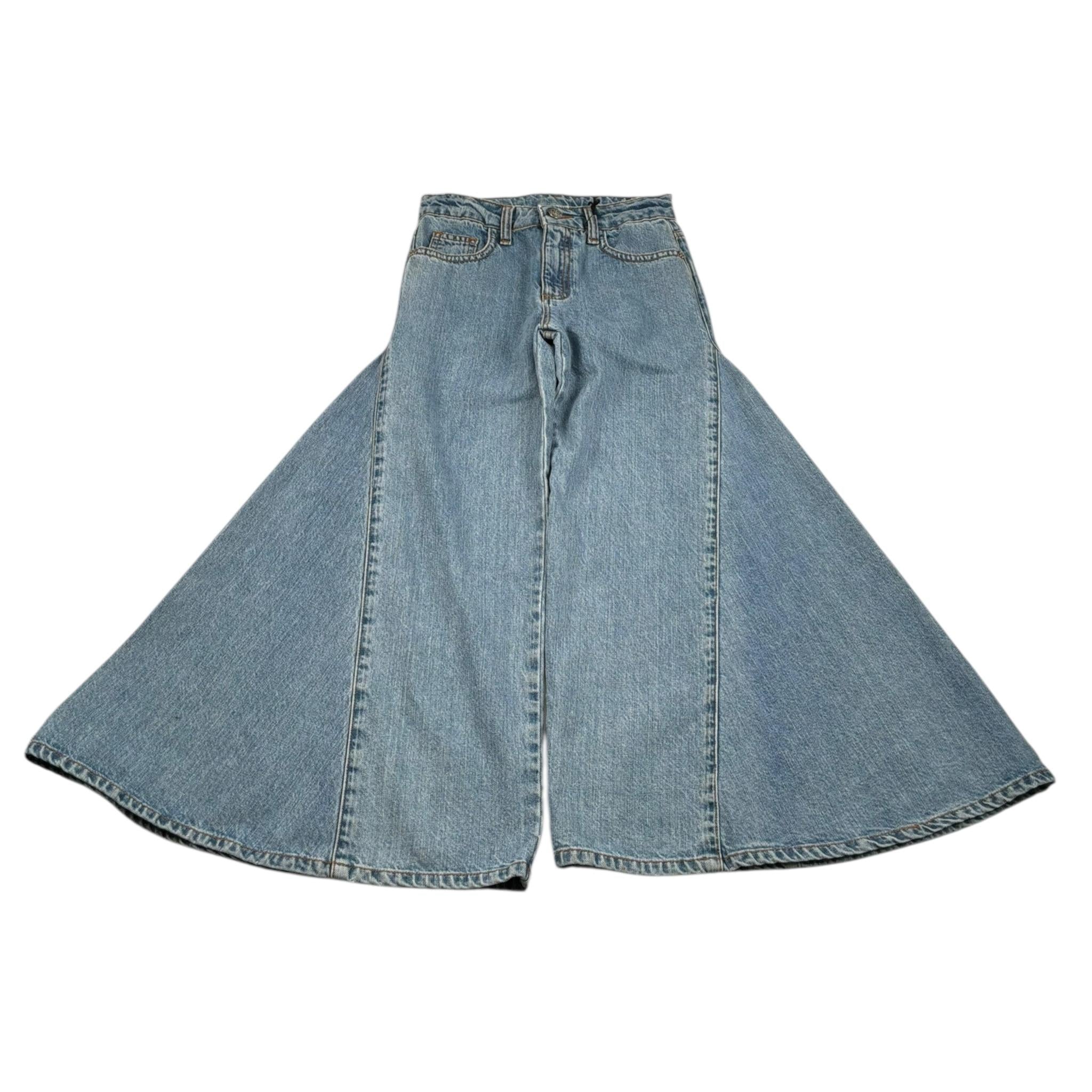 John Richmond Jeans Tinta Unita con Girovita Regolabile per Bambina RGP26092JE AZZURRO JOHN RICHMOND 