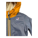 K-WAY giubbino tinta unita con cappuccio in contrasto Grigio per Neonato K61157WX GRIGIO K-WAY 
