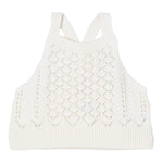 Il Gufo Top Tinta Unita Traforato per Bambina P25TC088EM442 PANNA IL GUFO 