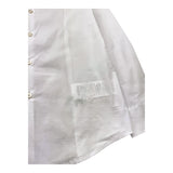 Manuel Ritz Camicia Manica Lunga Tinta Unita con Logo per Bambino MR2900 BIANCO MANUEL RITZ 