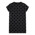 MICHAEL KORS abito mezza manica tinta unita con brillantini Nero per Bambina R30165 NERO MICHAEL KORS 