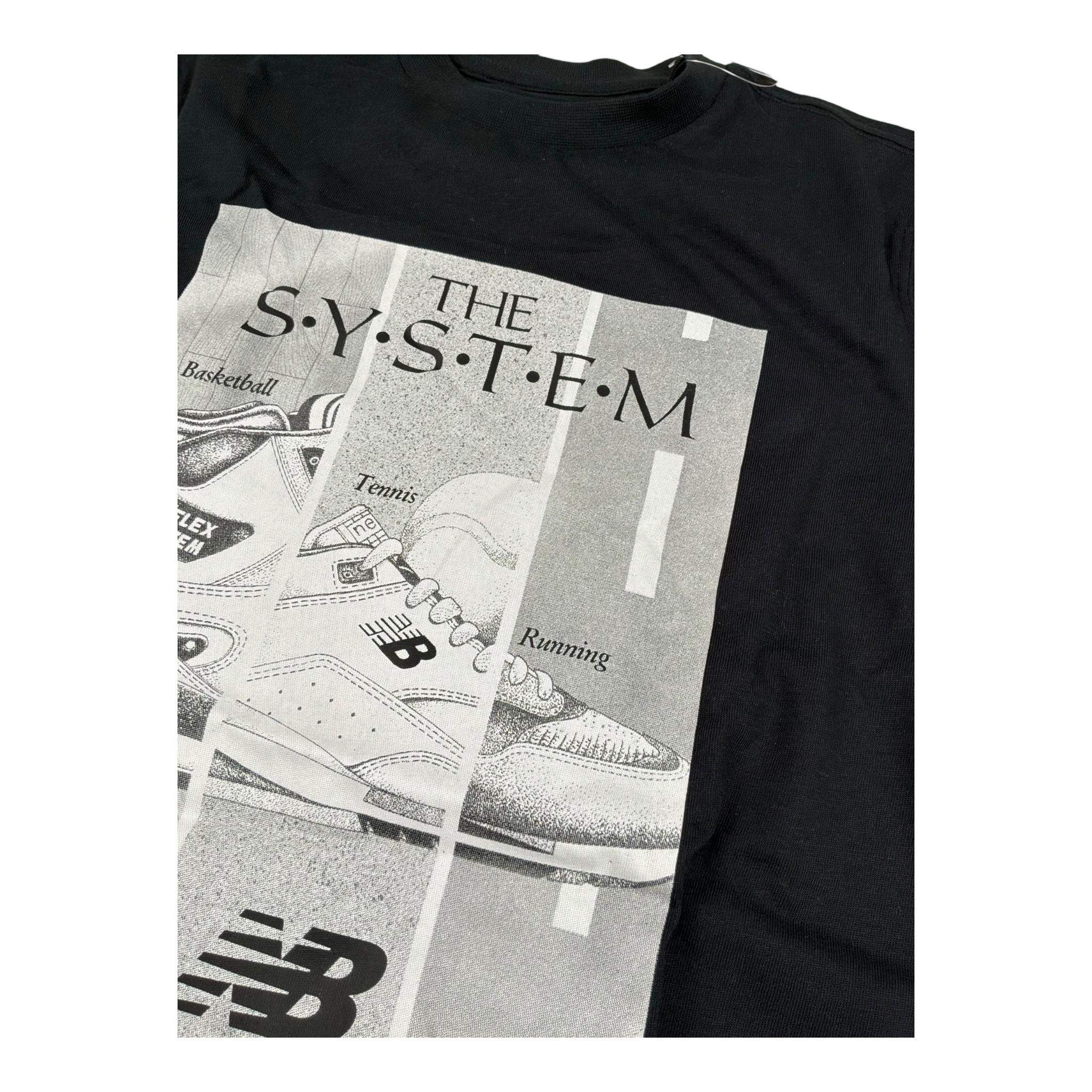 New Balance Completo 2 Pezzi T-Shirt-Bermuda Bicolore per Bambino LAKB0133 NERO/GRIGIO NEW BALANCE 