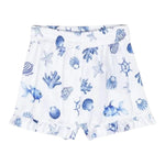 Monnalisa Short Tinta Unita con Fantasia per Neonata 11C413N BIANCO MONNALISA 