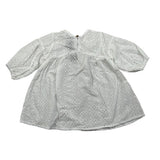 Bamboom+Babies Abito Manica Lunga Tinta Unita In Pizzo Sangallo per Neonata 816 BIANCO BAMBOOM+BABIES 