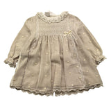 PAZ RODRIGUEZ set abito manica lunga con culotte tinta unita Beige per Neonata 004150918 BEIGE PAZ RODRIGUEZ 