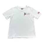 Saint Barth T-Shirt Girocollo Tinta Unita con Stampa per Bambino 00841L BIANCO SAINT BARTH 