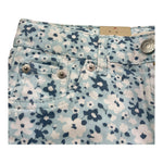 Levi'S Short Tinta Unita con Fantasia Fiori per Bambina 3EH026 AZZURRO LEVI'S 