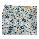 Levi'S Short Tinta Unita con Fantasia Fiori per Bambina 3EH026 AZZURRO LEVI'S 