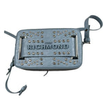 John Richmond Borsa Tinta Unita con Logo E Applicazioni per Bambina RGP26227BO AZZURRO JOHN RICHMOND 