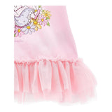 Monnalisa Maxi T-Shirt Girocollo Tinta Unita con Brillantini per Neonata 39E615 ROSA MONNALISA 